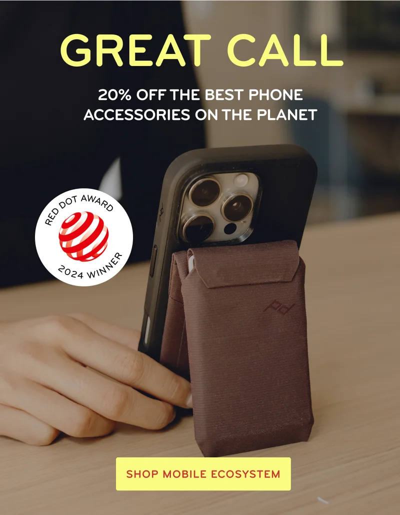 Great call: 20% off the best phone accessories on the planet