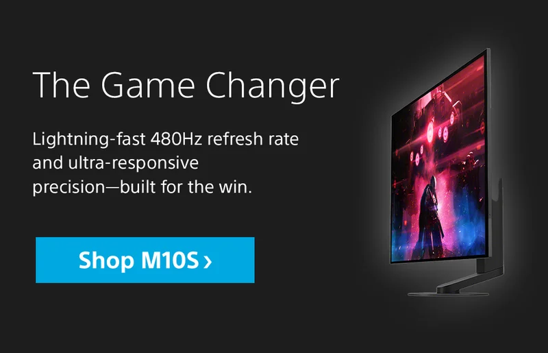 The Game Changer | Lightning-fast 480Hz refresh rate and ultra-responsive precision—built for the win. | Shop M10S