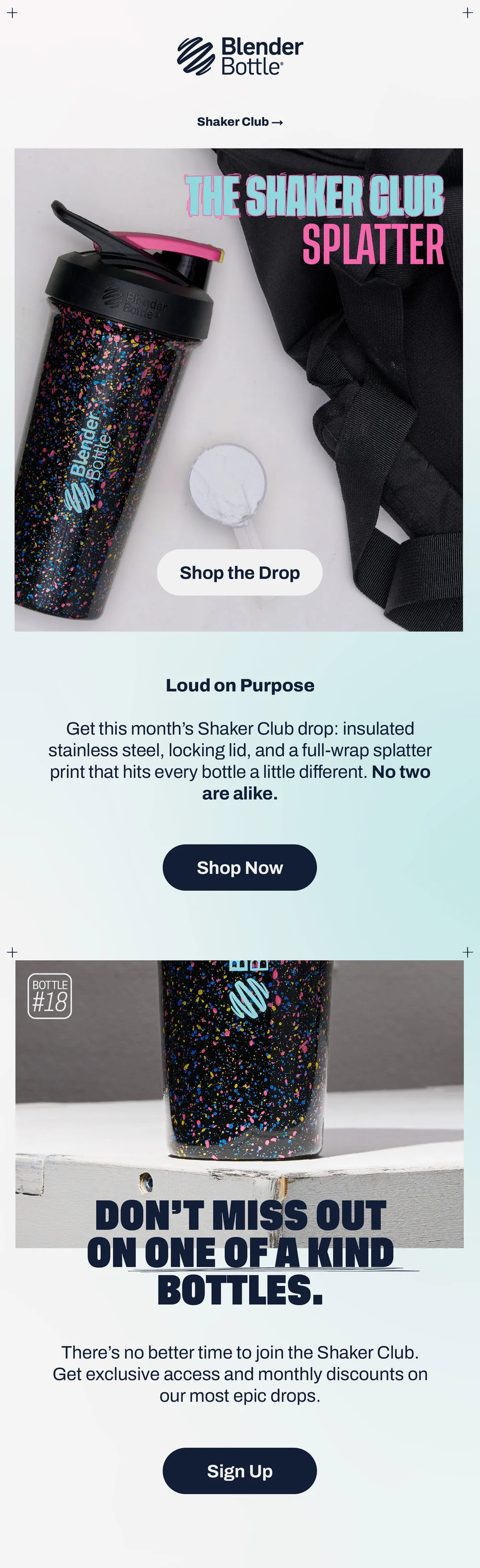 Shop the NEW special-edition Splatter bottle