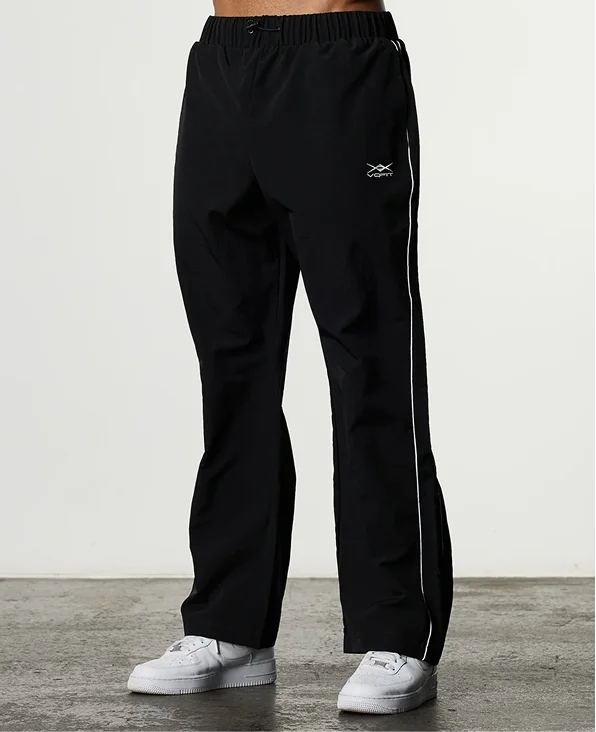 NYLON TRACKSUIT BLACK PANTS