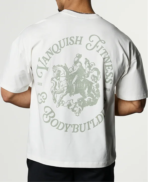 CAMELOT WHITE OVERSIZED T SHIRT