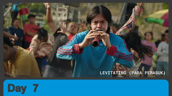 Still from the film "Levitating (Para Perasuk)." Day 7.