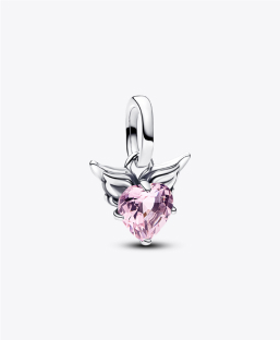 Winged Heart Mini Dangle Charm