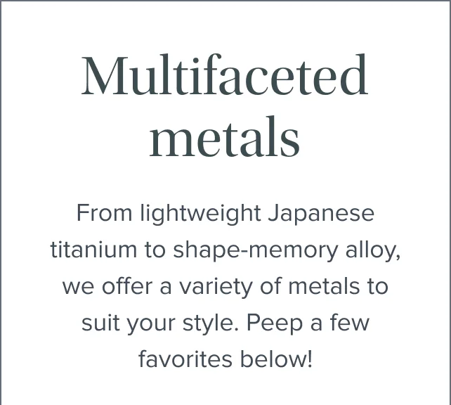 Shop metal frames