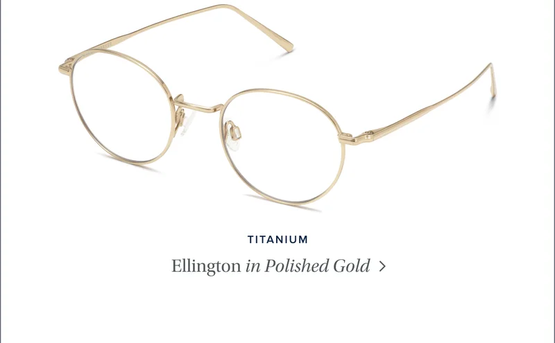 Ellington in Polished Gold