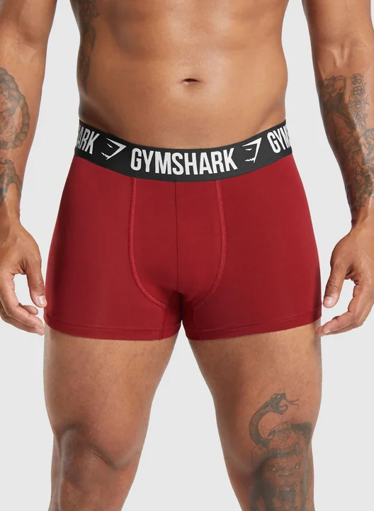 BOXER BRIEF 3PK - REPS RED.