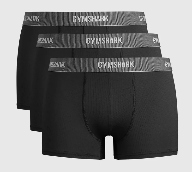 SPORTS TECH BOXER 3PK - BLACK.