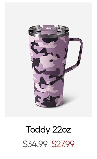 Toddy 22oz, Mauve Camo - $27.99