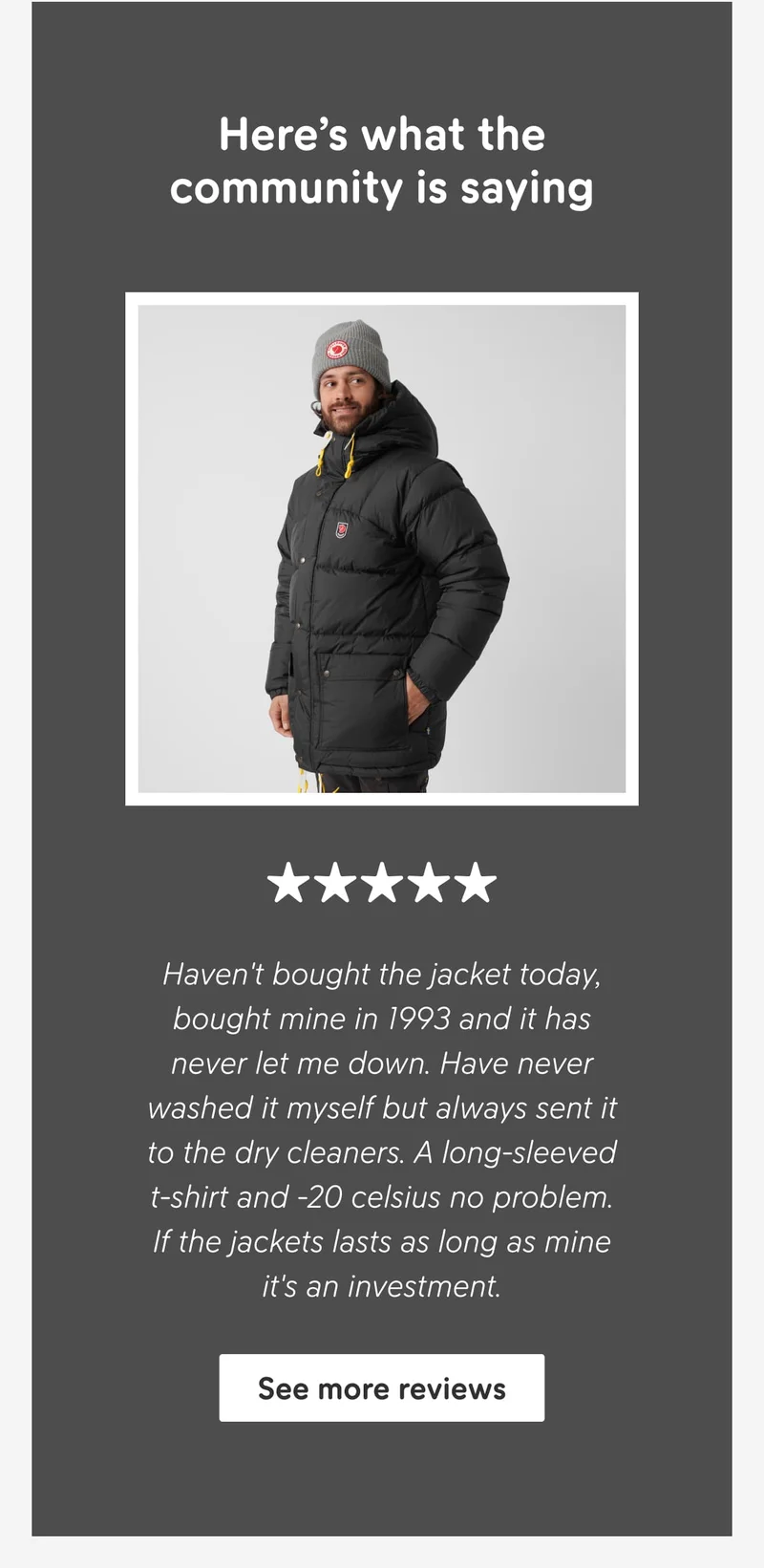 Expedition Down Jacket M