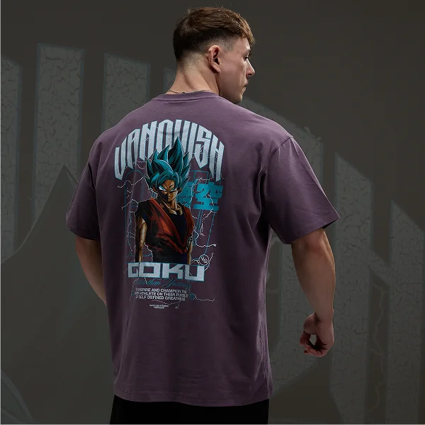 Vanquish DBS Goku SSGSS Nightshade Oversized T Shirt