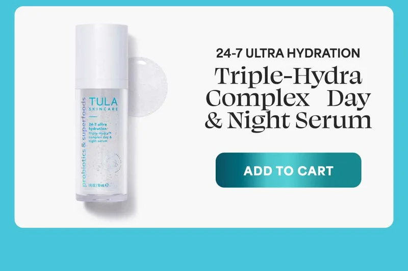 24-7 ULTRA HYDRATION. Triple-Hydra Complex Day & Night Serum. -- ADD TO CART