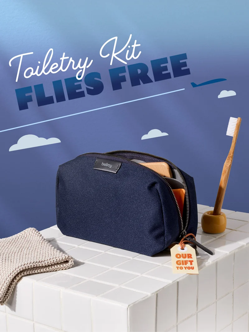 Toiletry Kit Flies Free
