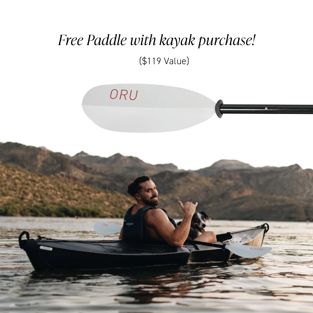 Free Paddle with Kayak Purchase ($119 value)