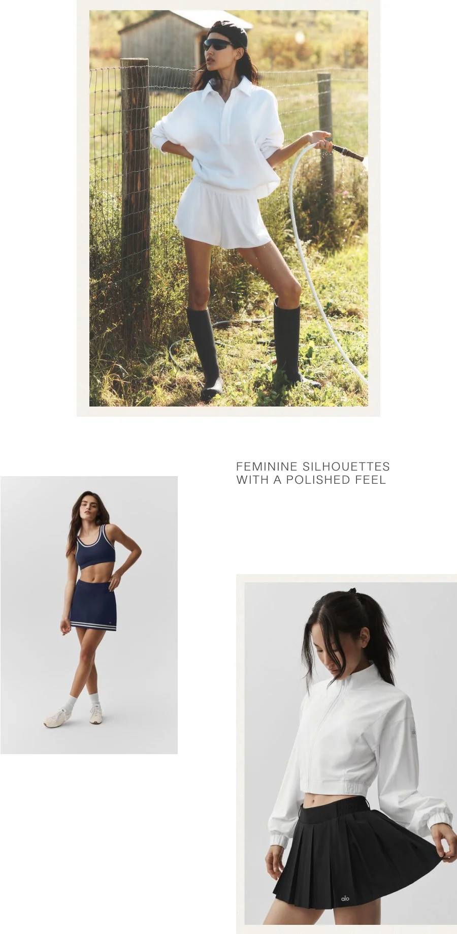 FEMININE SILHOUETTES WITH A POLISHED FEEL