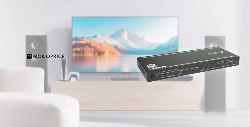 8K60 4x1 Video Switcher with HDMI