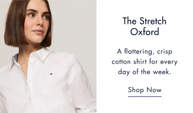 The strech oxford A flattering, crisp cotton shirt for every day of the week. Shop now