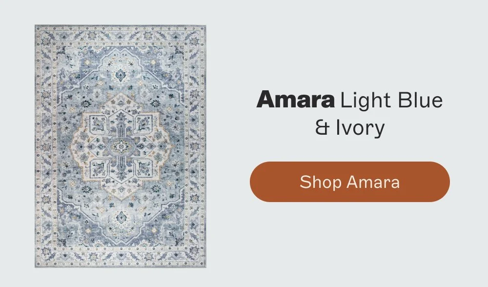 Amara Light Blue & Ivory Shop Amara
