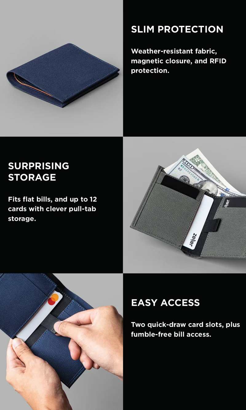 ark bifold cash wallet features