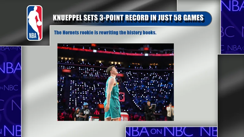Hornets rookie Kon Knueppel becomes fastest player to 200 3-pointers Hornets rookie Kon Knueppel becomes fastest player to 200 3-pointers