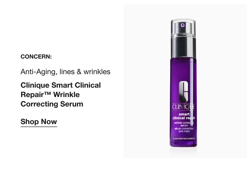 CONCERN: Anti-Aging, lines & wrinkles | Clinique Smart Clinical Repair™ Wrinkle Correcting Serum | Shop Now