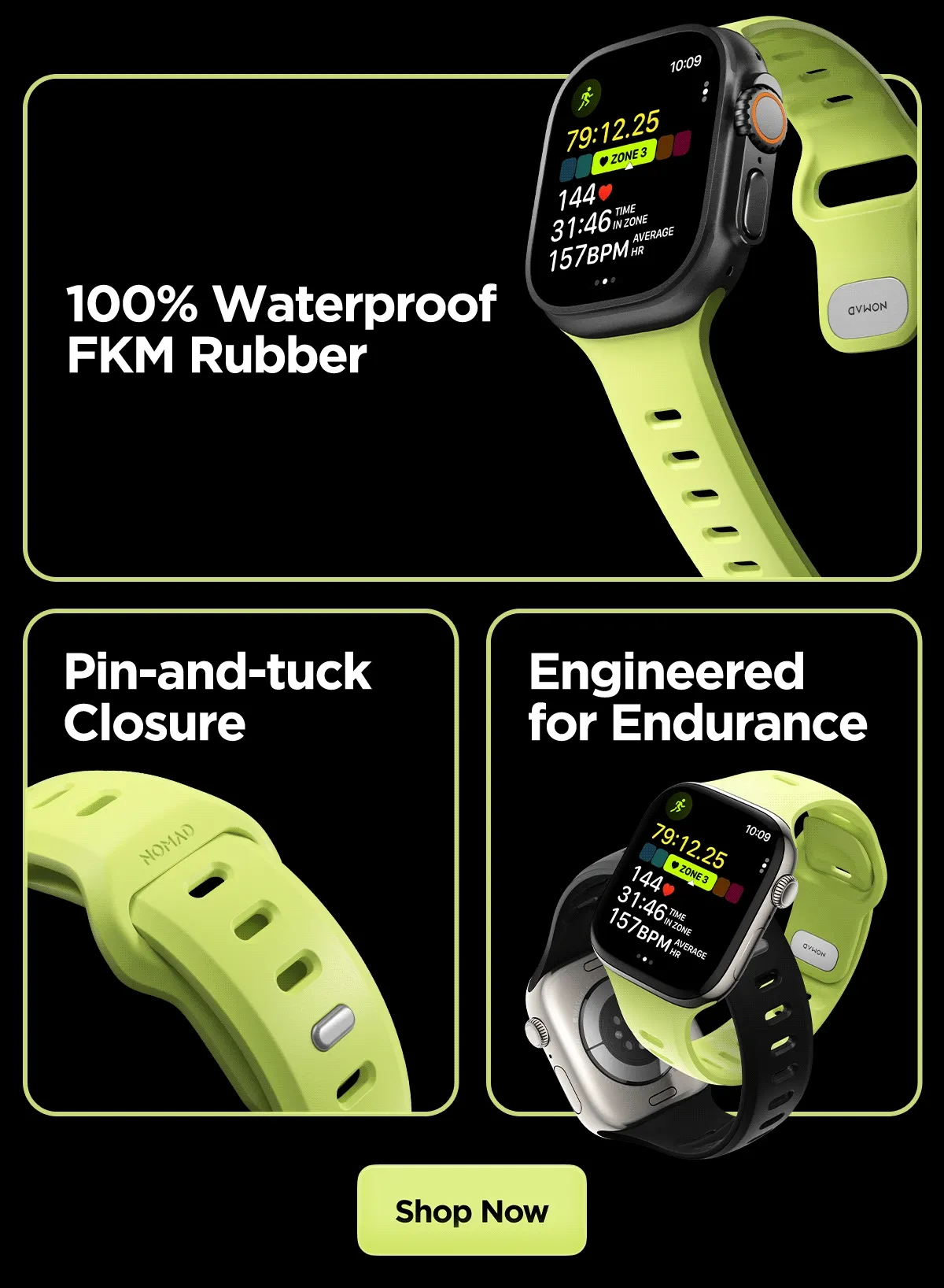 100% Waterproof FKM Rubber. Pin-and-tuck Closure. Engineered for Endurance. Shop Now.