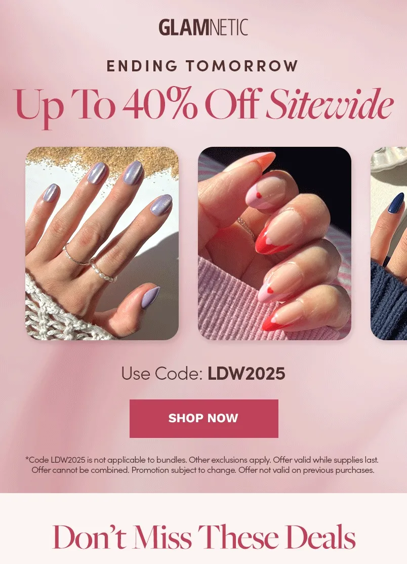 Get up to 40% Off with the code LDW2025
