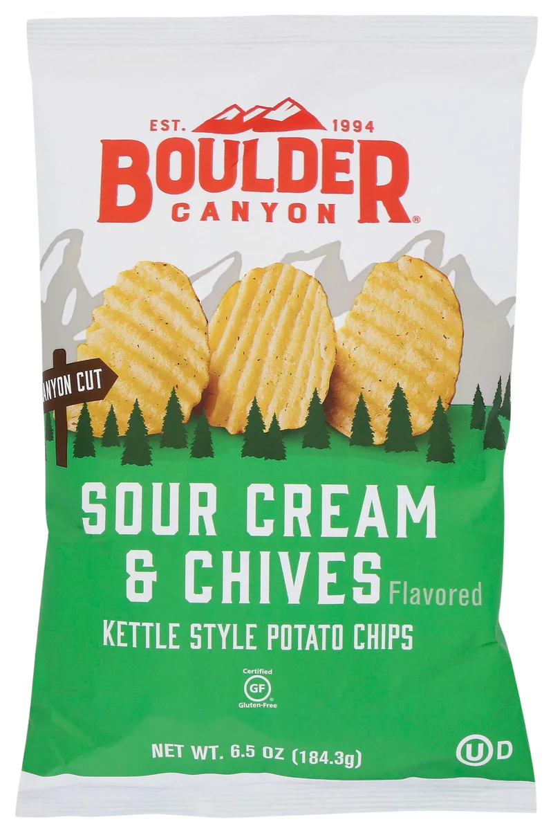 Image of Sour Cream and Chives Canyon Cut Potato Chips