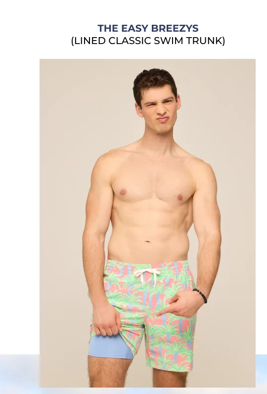 Lined Classic Swim Trunk: The Easy Breezys