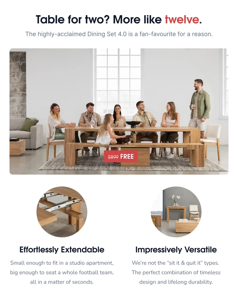 Transformer Dining Set 4.0