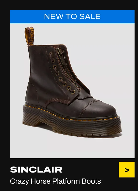 Sinclair Crazy Horse Leather Platform Boots