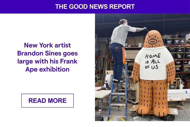 New York artist Brandon Sines goes large with his Frank Ape exhibition