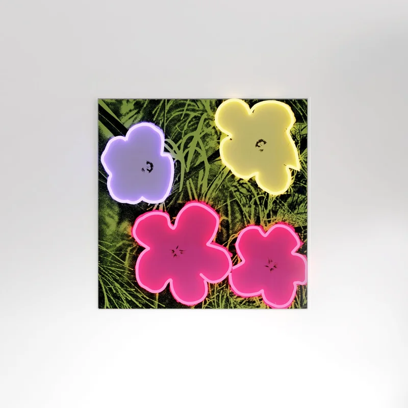 Image of Flowers by Andy Warhol - LED neon sign