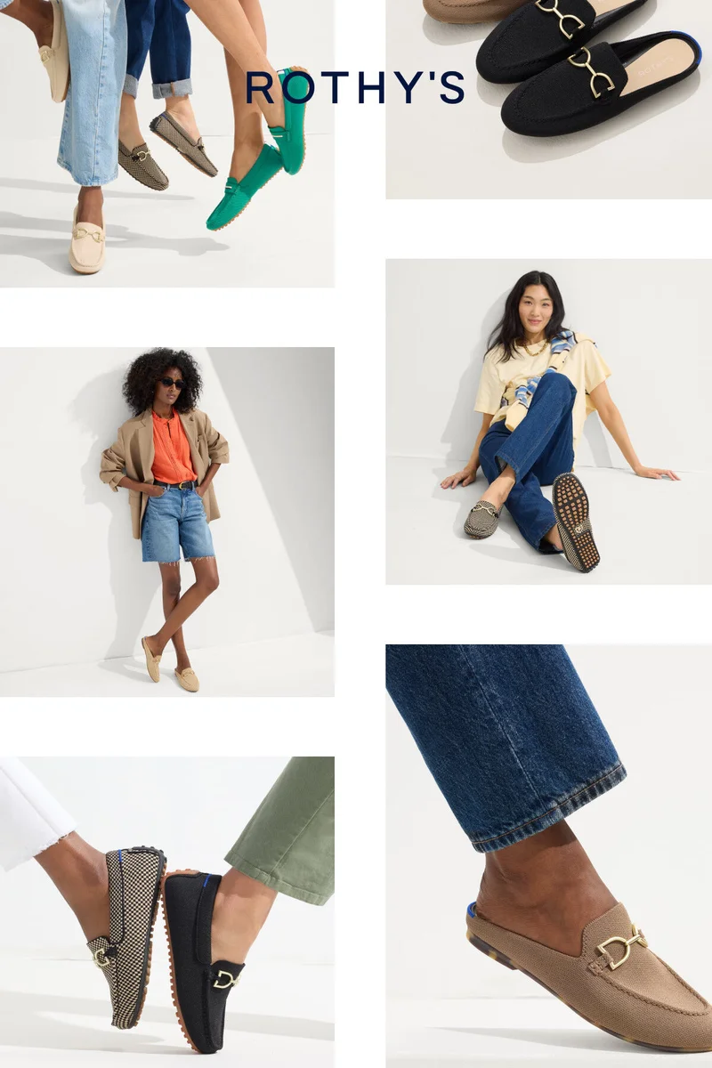 Loafers are the moment.