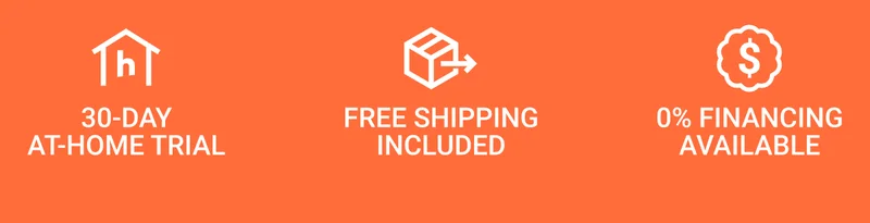 30-day at-home trial. Free shipping included. 0% financing available.