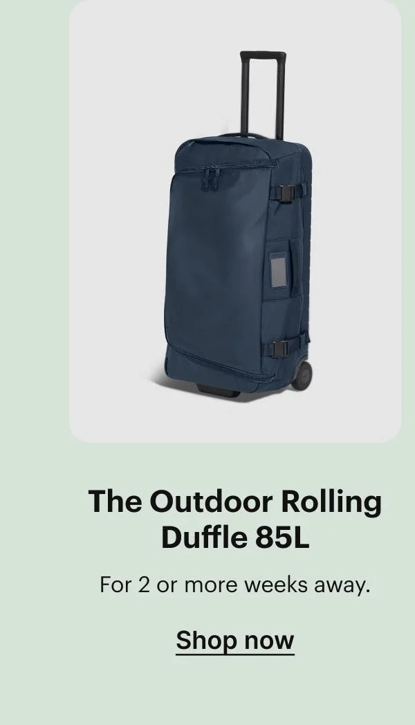 The Outdoor Rolling Duffle 85L