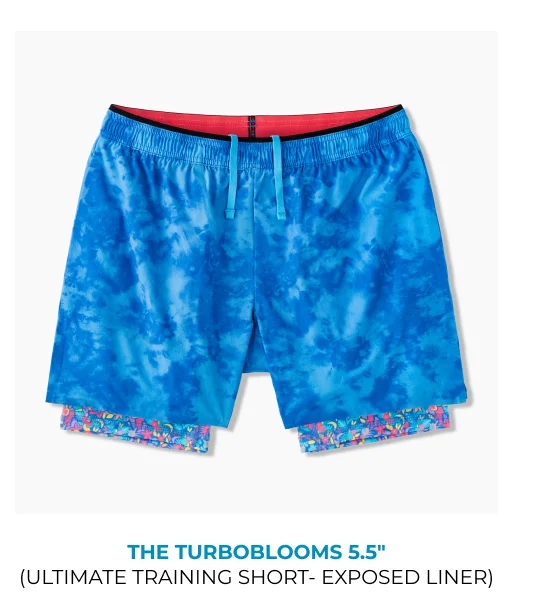 Ultimate Training Short - Exposed Liner: The Turboblooms 5.5"