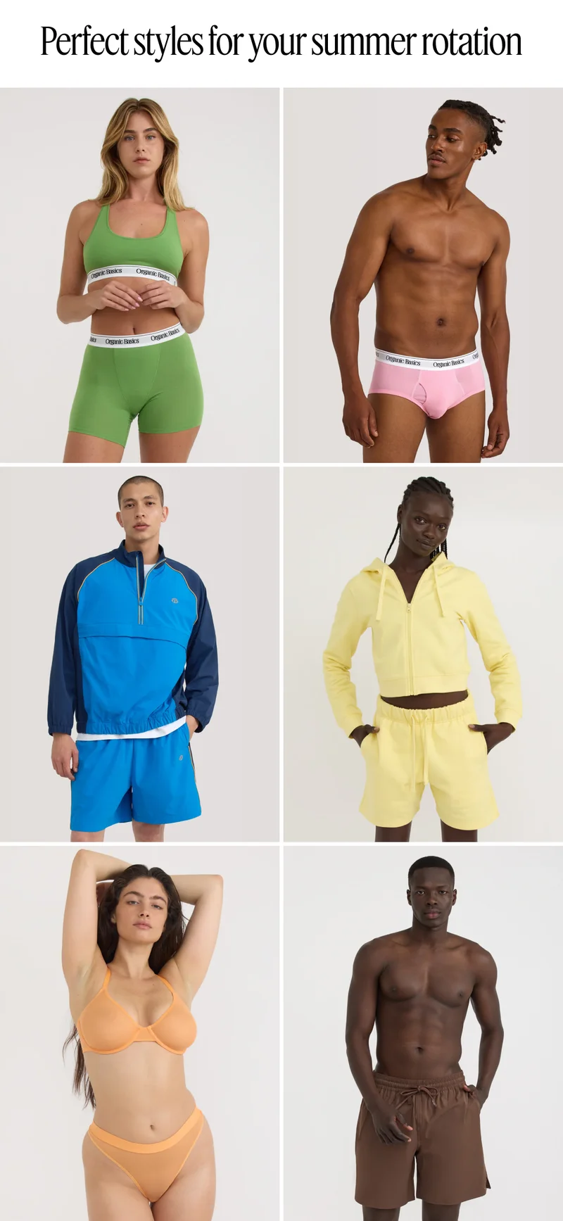 Perfect styles for your summer rotation