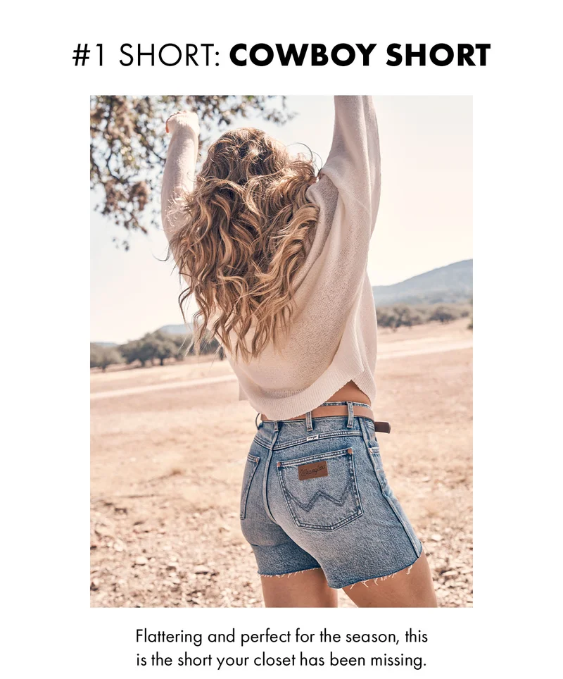 #1 Short Cowboy Short Flattering And Perfect For The Season, This Is The Short Your Closet Has Been Missing.