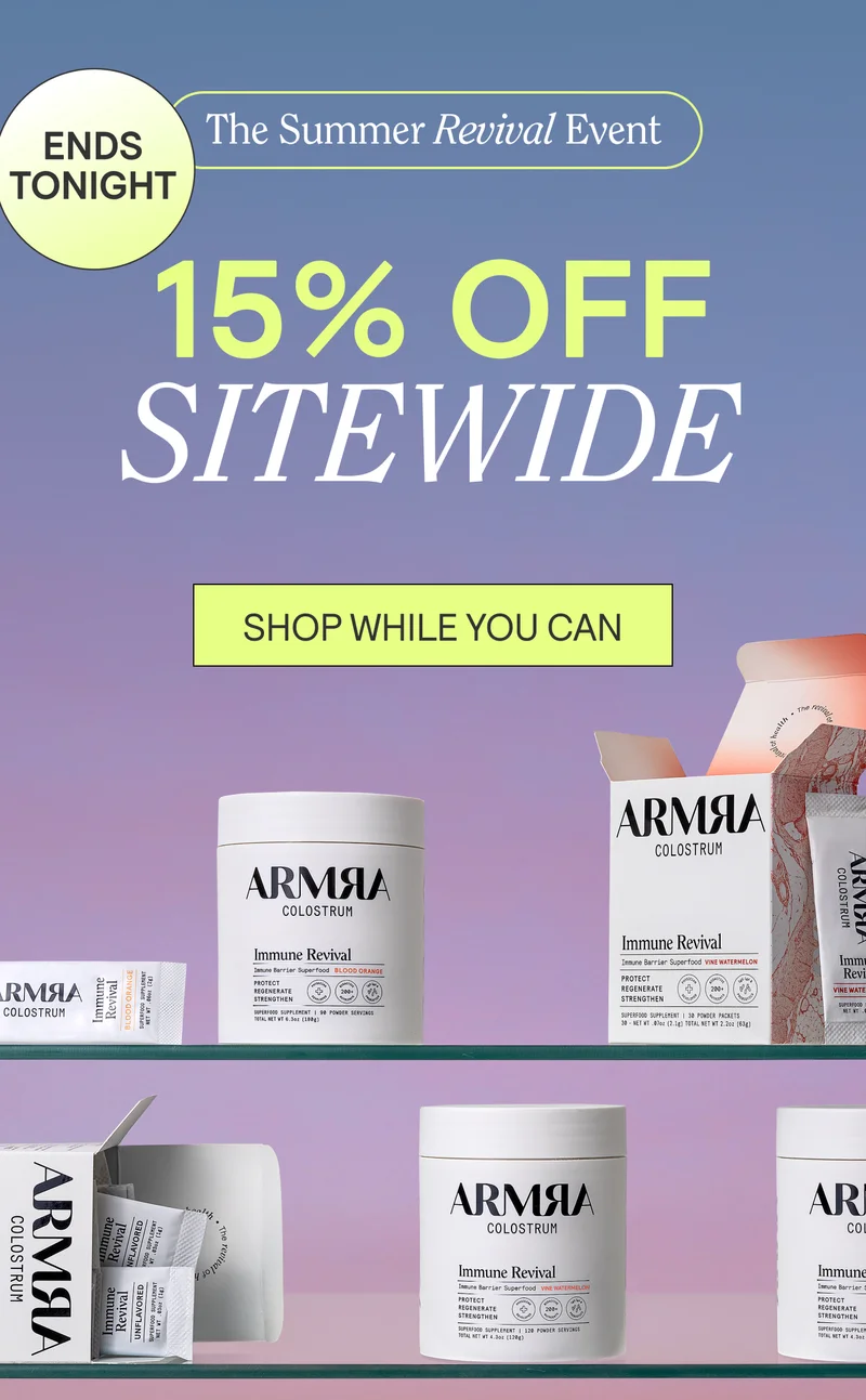 The Summer Revival Event. ENDS TONIGHT. 15% Off Sitewide