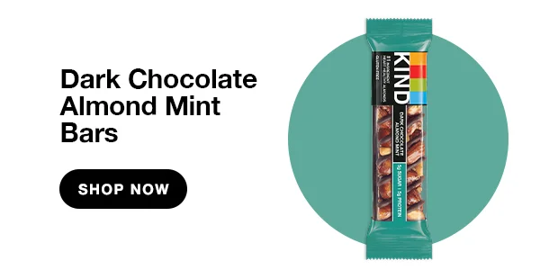 Dark Chocolate Almond Mint Nut Bars