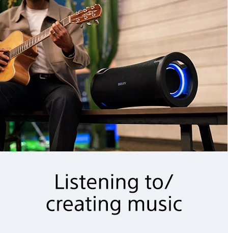 Listening to/creating music