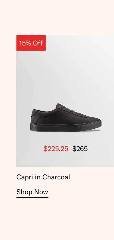 Capri in Charcoal. Shop Now