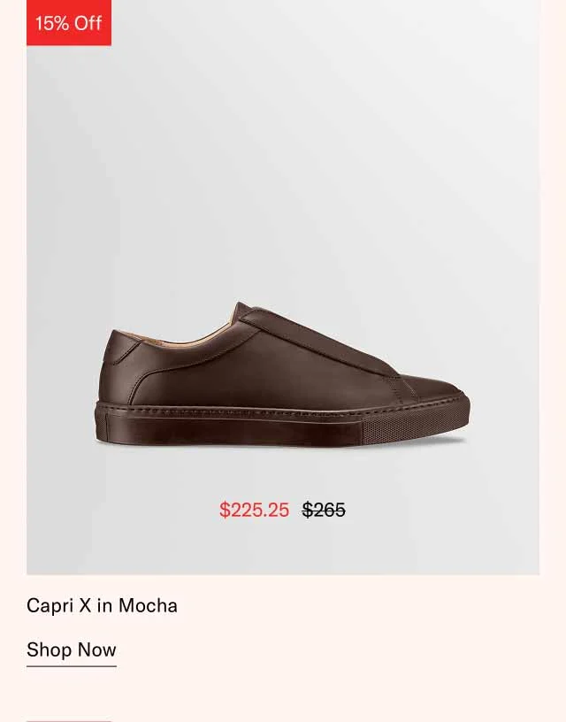 Capri X in Mocha. Shop Now