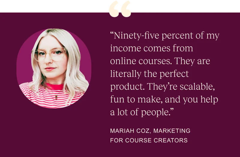 Mariah Coz, Marketing for Course Creators