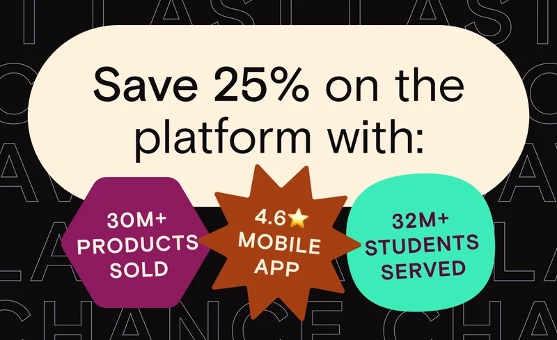 Save 25% on any annual plan! Last chance to save