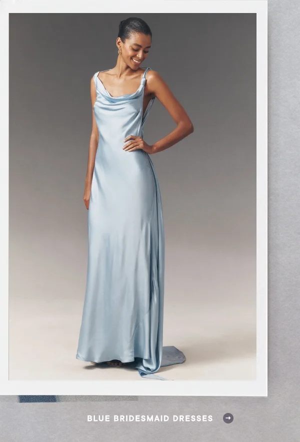 Blue bridesmaid dresses