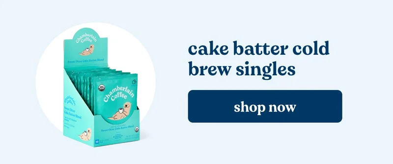 cake batter cold brew singles