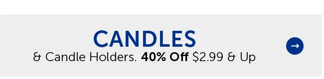 Candles & Candle Holders