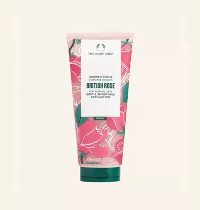 British Rose Shower Scrub