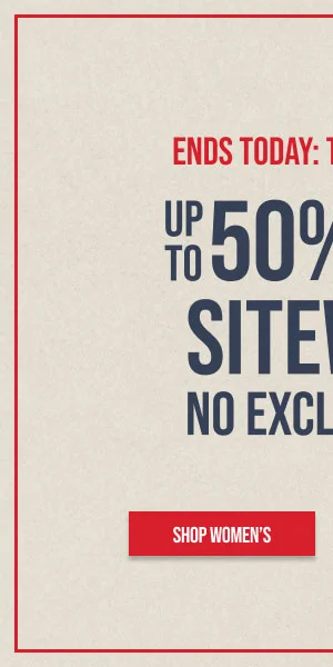 Ends Today: The VIP Event Up to 50% off Sitewide No Exclusions